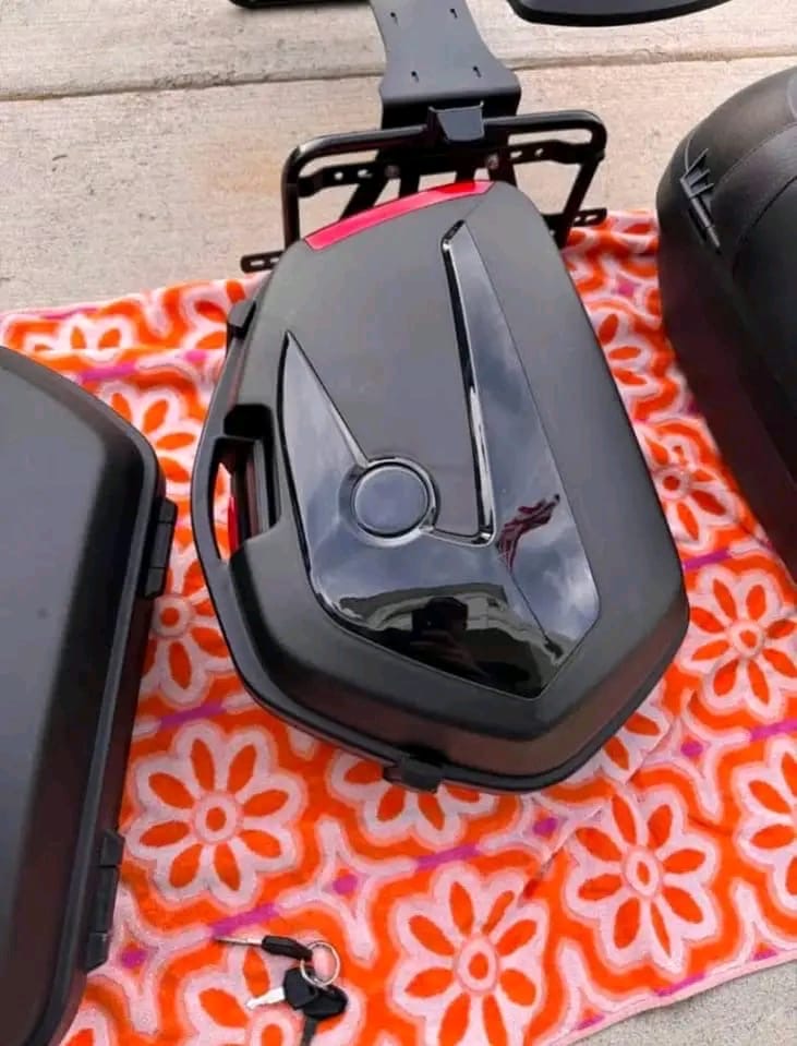 Complete Set Of Saddlebags With All Mounting Hardware - Image 3