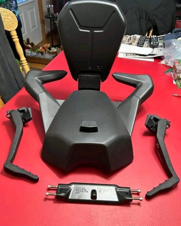 CanAm Ryker Passenger Seat With Backrest and Footpegs